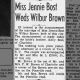 Marriage of Bost / Brown
